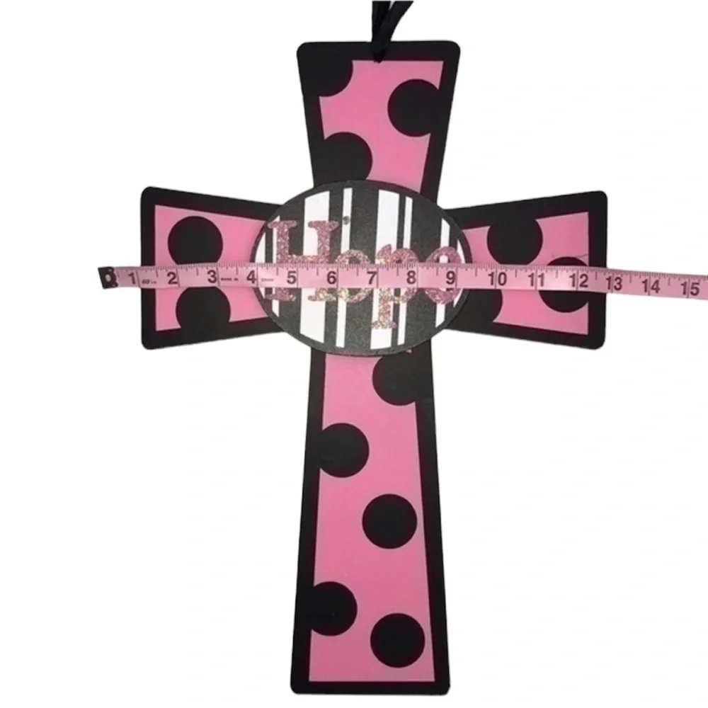 Polka Dot “HOPE” Cross